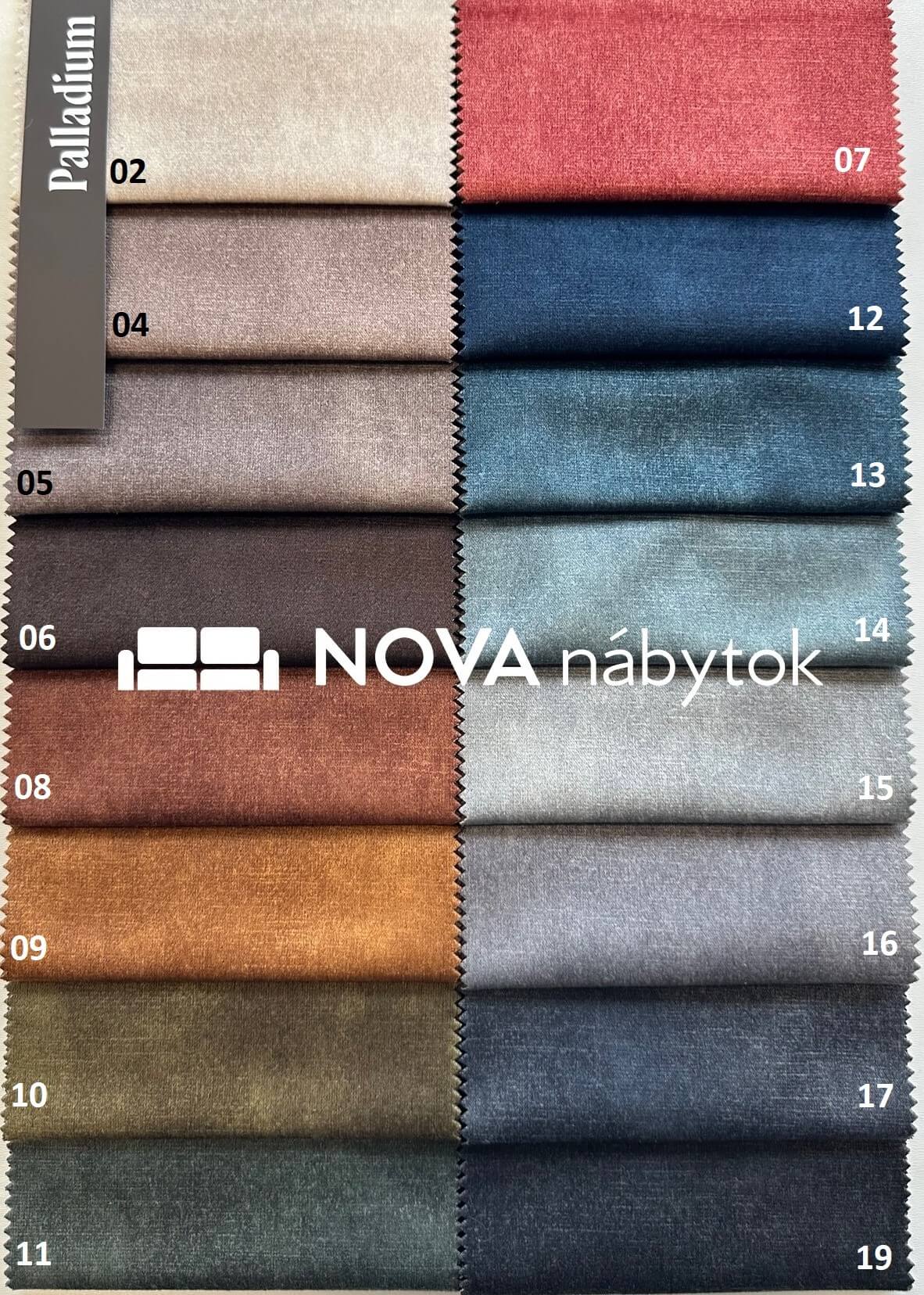 Palladium potahová látka Nábytek NOVA